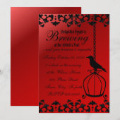 27.カラスとかご 招待状 (正面/裏面)