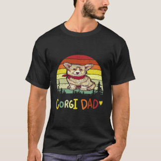 27 コーギー お父さん コーギー Tシャツ