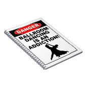 27. 社交ダンスの常習のノート ノートブック (右側)