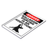 27. 社交ダンスの常習のノート ノートブック (左側)