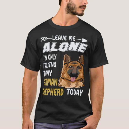 27 私に構わないで!今はドイツ語を話してるんです Tシャツ (正面)