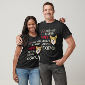 27 私はただワインを飲みたい コーギー Tシャツ (ユニセックス)