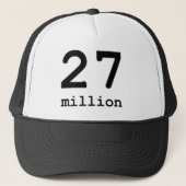 27,000,000 キャップ (正面)
