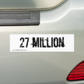 27,000,000 バンパーステッカー (車上)