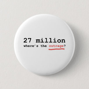 27,000,000 -非道はどこにありますか。 缶バッジ