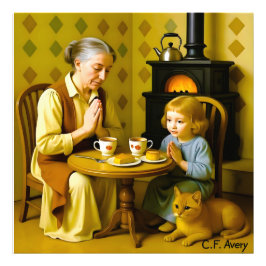 27.03" x 27.03" Grandma's House フォトプリント