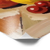 27.03" x 27.03" Still Life Wine Fruit  フォトプリント (角)