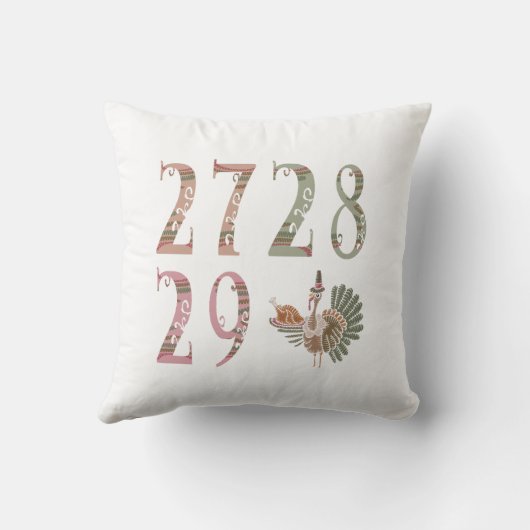 27 28 29 Turkey | Community Sharing of Blessings クッション (裏面)