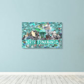 27.50" x 17.75 Stretched Canvas - Streets of NT キャンバスプリント (インサイチュ (ウッドフロア))