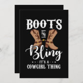 27.Boots And Bling Its A Cowgirl Thing セーブザデート (正面/裏面)