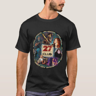 27 Club -ミュージシャン達が幼い頃に死んだ Tシャツ