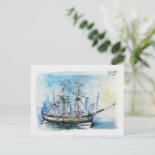 27 : HMS Endeavor ポストカード (スタンド正面)