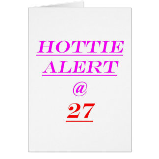 27 Hottie警報