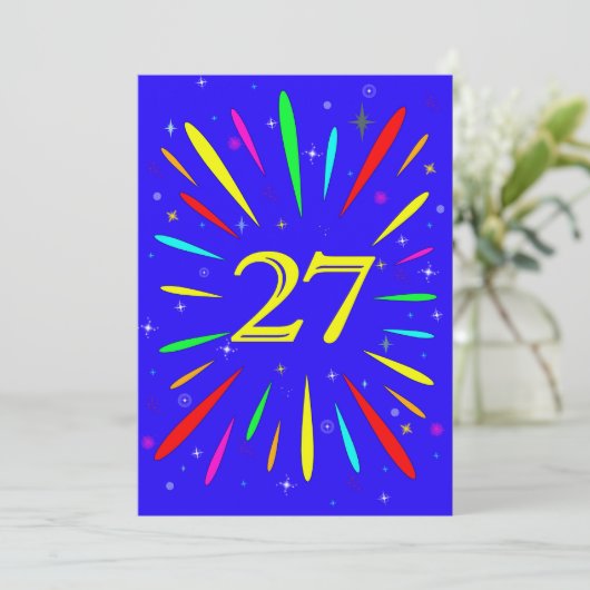 27th誕生日パーティーの招待状の爆発 招待状 (スタンド正面)