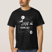 27th Birthday Square Root Math 27 Years Old Bday Tシャツ (正面)