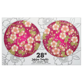 28インチDIYカット日本の&シュークッションパターン ファブリック