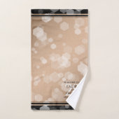 28エレガントthリネン結婚の記念日 バスタオルセット (ハンドタオル)