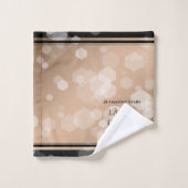 28エレガントthリネン結婚の記念日 バスタオルセット (ウォッシュタオル)