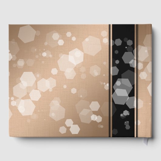 28エレガントthリネン結婚ズ記念お祝い ゲストブック (裏面)