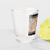 28エレガントthリネン結婚ズ記念お祝い ショットグラス (左)