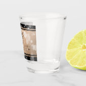 28エレガントthリネン結婚ズ記念お祝い ショットグラス (右)