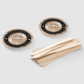 28エレガントthリネン結婚ズ記念お祝い ハンドファン (組立なし)