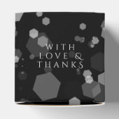 28エレガントthリネン結婚ズ記念お祝い フェイバーボックス (上部)