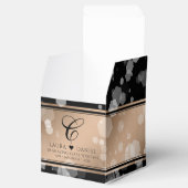 28エレガントthリネン結婚ズ記念お祝い フェイバーボックス (オープン)