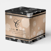 28エレガントthリネン結婚ズ記念お祝い フェイバーボックス (裏面サイド)