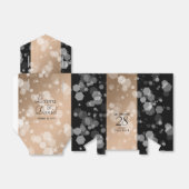 28エレガントthリネン結婚ズ記念お祝い フェイバーボックス (折り畳みなし)