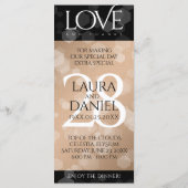 28エレガントthリネン結婚ズ記念お祝い メニュー (裏面)