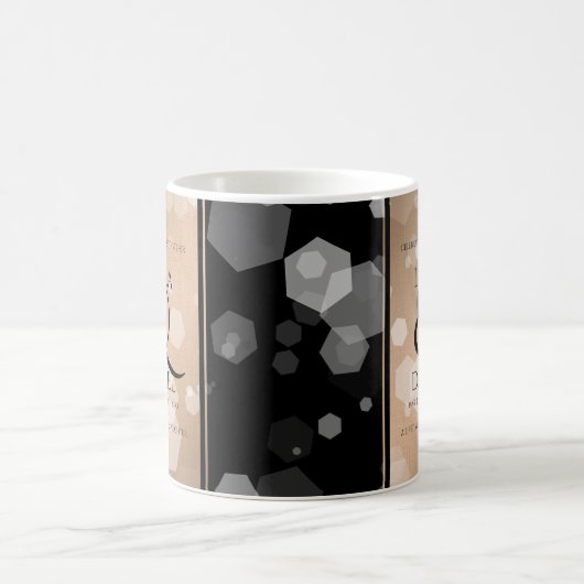 28エレガントthリネン結婚ズ記念お祝い モーフィングマグカップ (中央)