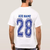 28カスタムジャージー Tシャツ (裏面)