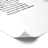 28テーブルアイボリーホワイトロー結婚ズのシーティングチャート ポスター (角)