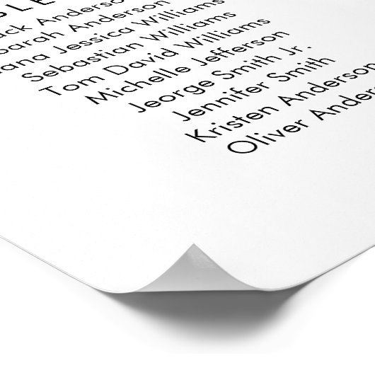 28テーブル席の座席表 ポスター (角)