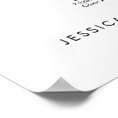 28テーブル私たちお気に入りのの人の座席図プラン ポスター (角)