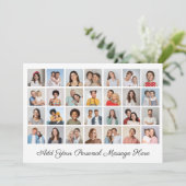 28フォトコラージュ自分のグリーティングフラットカードを追加 (スタンド正面)