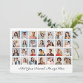 28フォトコラージュ自分のグリーティングフラットカードを追加 (スタンド正面)