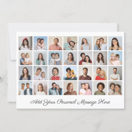 28フォトコラージュ自分のグリーティングフラットカードを追加