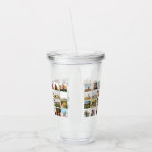 28フォトモダンコラージュ アクリルタンブラー (左)