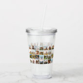 28フォトモダンコラージュ アクリルタンブラー (裏面)