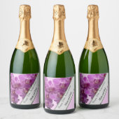 28周年編結婚集（編集可能） スパークリングワインラベル (ボトル)