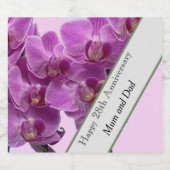 28周年編結婚集（編集可能） スパークリングワインラベル (シングルラベル)