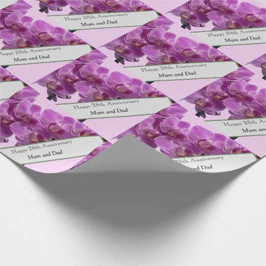 28周年編結婚集(編集可能) ラッピングペーパー (角)