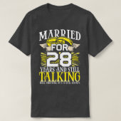 28周年記念結婚贈り物を今も語る Tシャツ (デザイン正面)