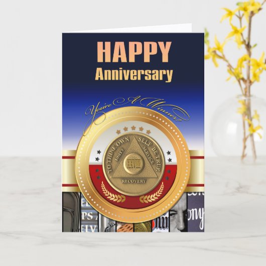 28年オウムアニバーサリーコインあなたはA Winner Award カード (黄色い花)