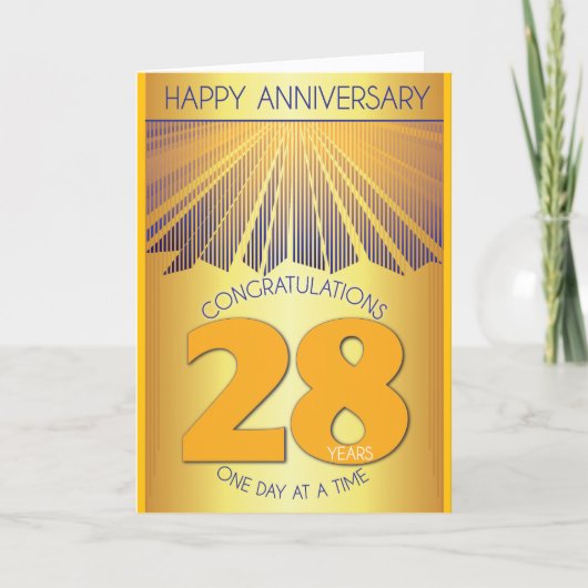 28年禁酒記念日 | ゴールデンレイ 12ステップ カード (正面)
