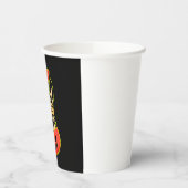 28怖いカボチャシャツのドイツの羊飼いおもしろいCu 紙コップ (左)