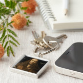 28歳で自画像、1500年 キーホルダー (側面)