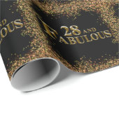 28歳の誕生日 ラッピングペーパー (ロールコーナー)